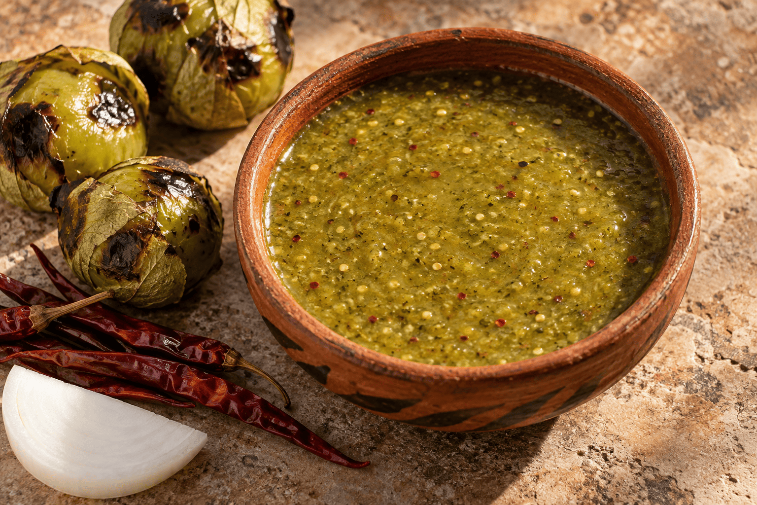 Chile de Arbol Salsa Verde